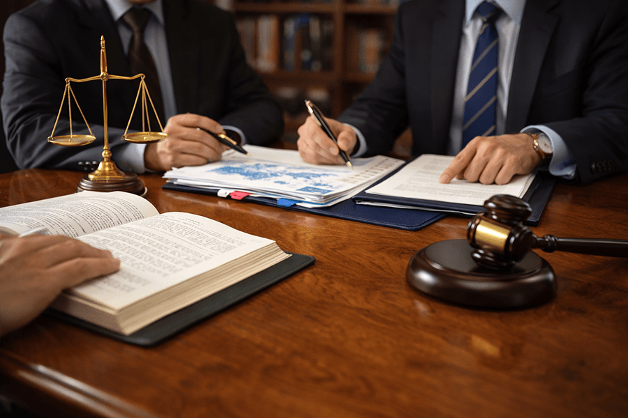 International Lawyer with some books